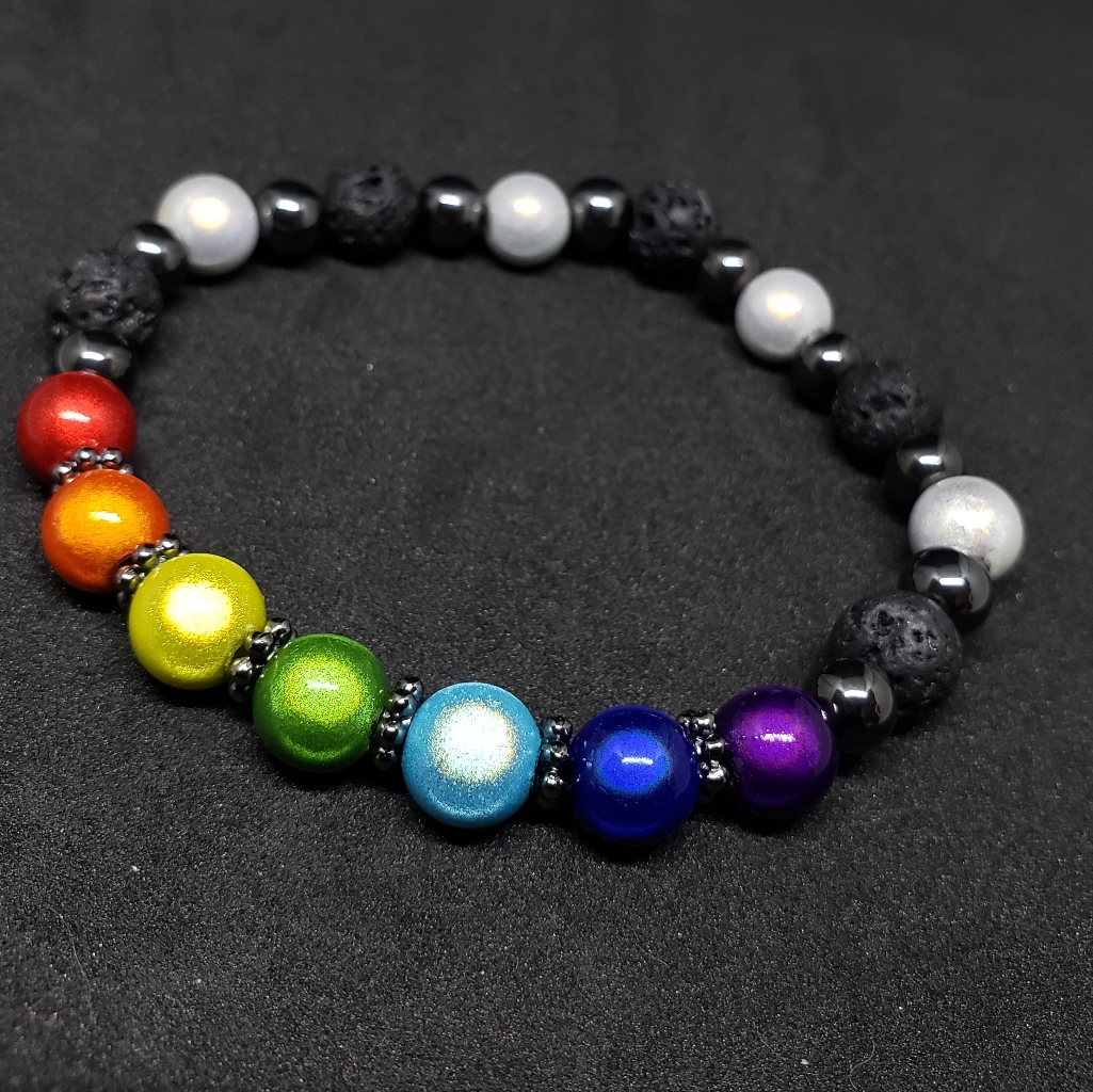 Chakra Bracelet. Essential Oil Diffusing.
